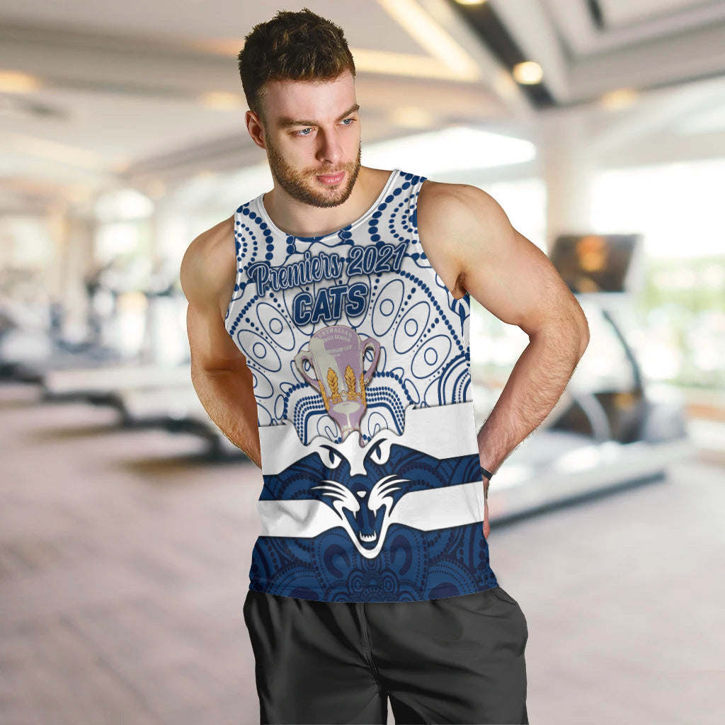 geelong-cats-indigenous-men-tank-top-football-2021-premiers-trophy