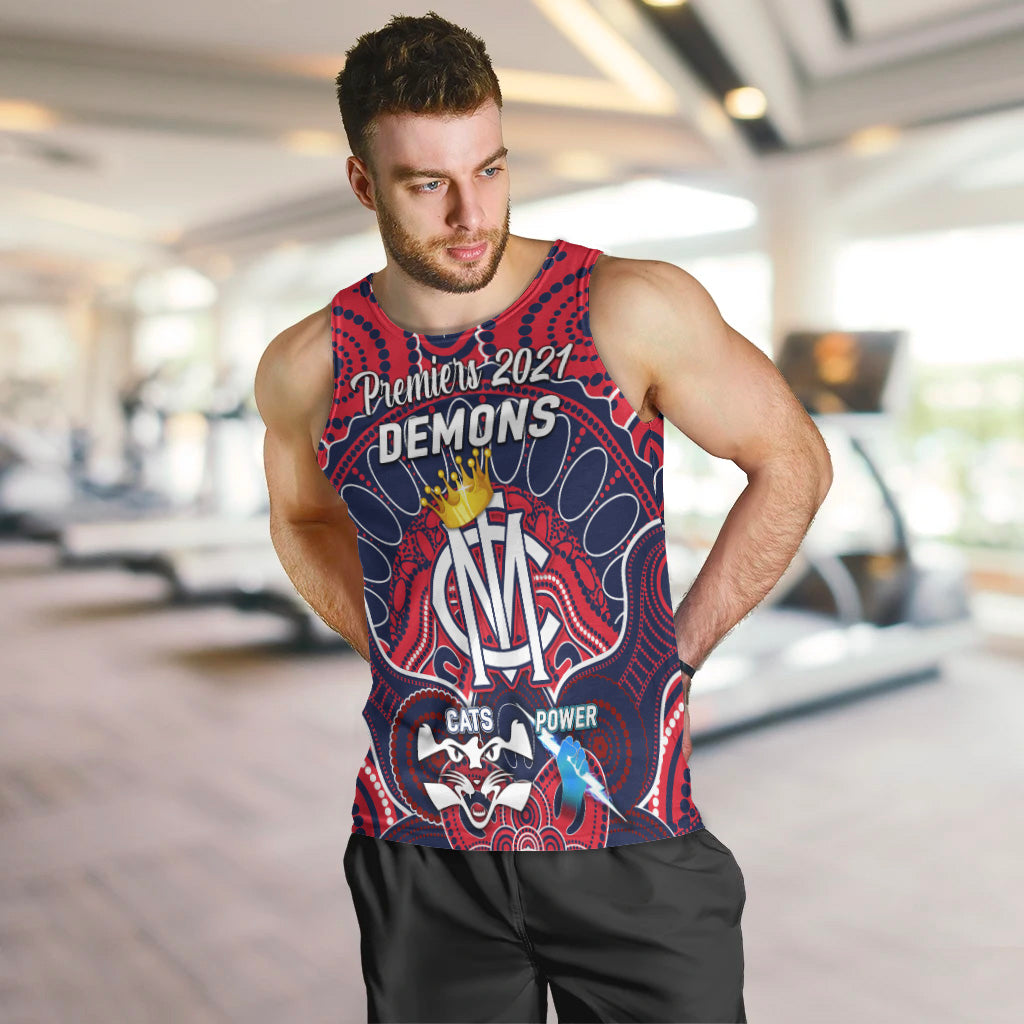 melbourne-demons-indigenous-men-tank-top-football-2021-premiers-the-king