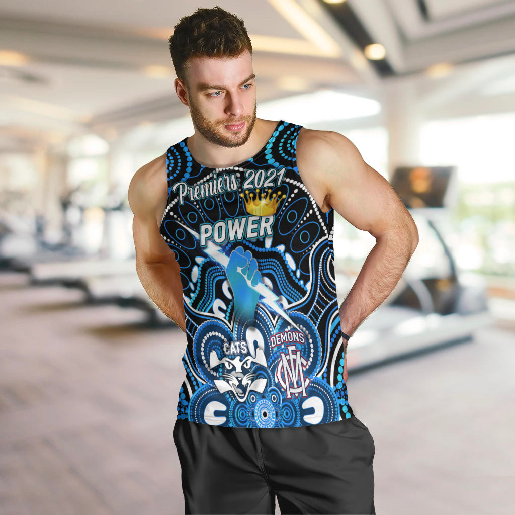 port-adelaide-power-indigenous-men-tank-top-football-2021-premiers-the-king