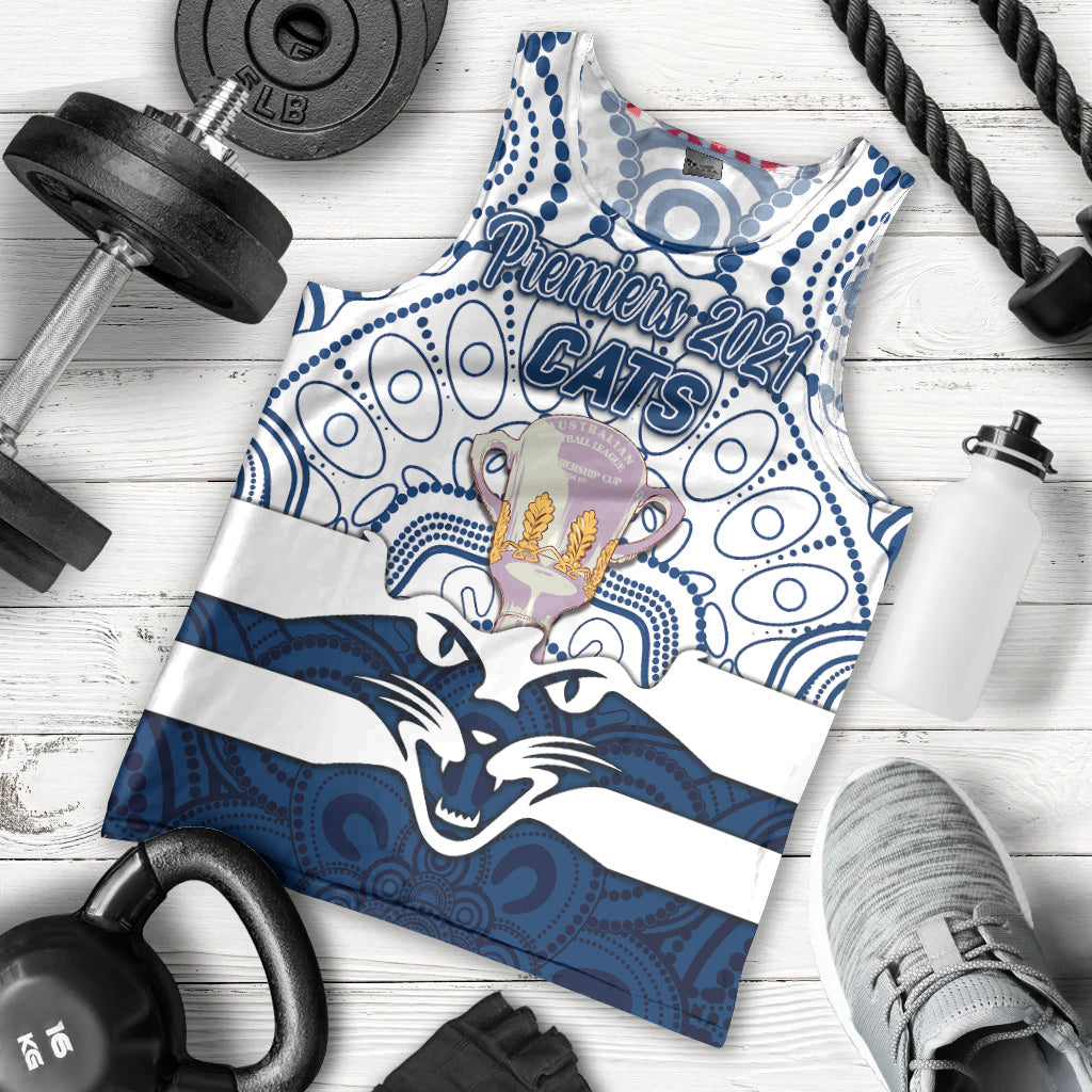 geelong-cats-indigenous-men-tank-top-football-2021-premiers-trophy
