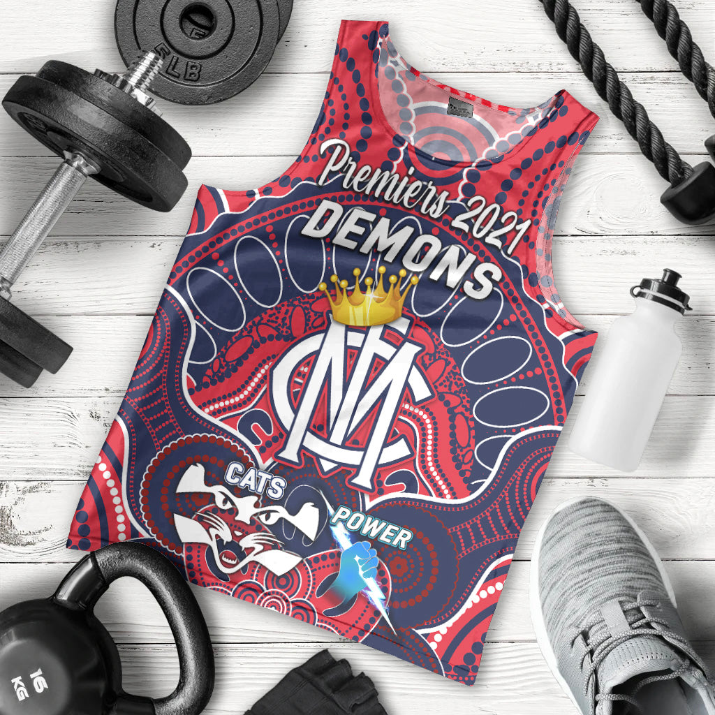 melbourne-demons-indigenous-men-tank-top-football-2021-premiers-the-king