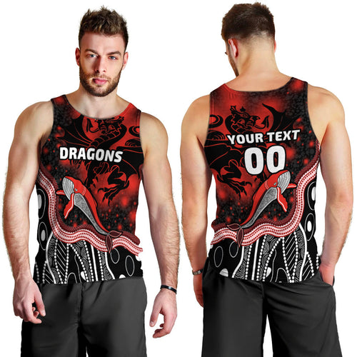 custom-personalised-dragons-mens-tank-top-st-george-special-style