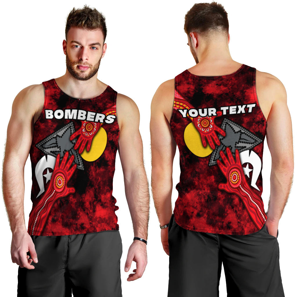 custom-personalised-bombers-naidoc-week-mens-tank-top-essendon-aboriginal-special-ver-2