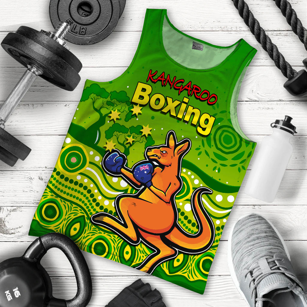 Kangaroo Boxing Men Tank Top Aboriginal