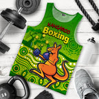 Kangaroo Boxing Men Tank Top Aboriginal