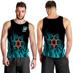 Brisbane Heat Men Tank Top Cricket Simple Style LT6