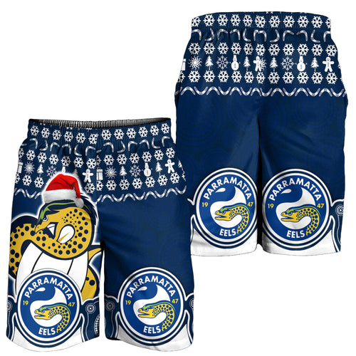 parramatta-eels-christmas-vibe-with-aboriginal-dot-panting-style-men-shorts