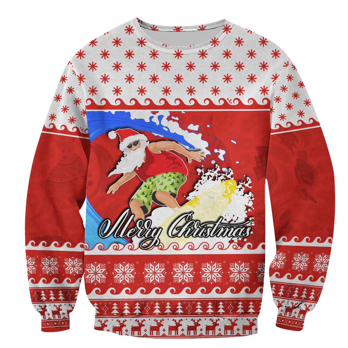 surfing-santa-claus-sweatshirt-christmas-australia-red-style
