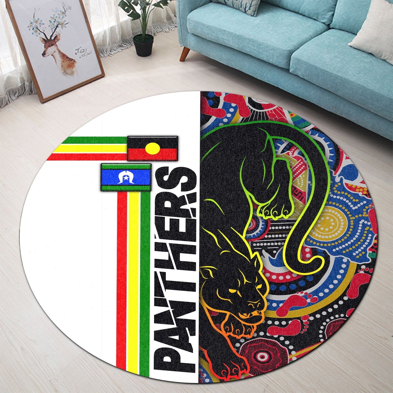 panthers-black-naidoc-week-round-carpet-power-style