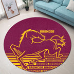 broncos-round-carpet-typography-style-version-special