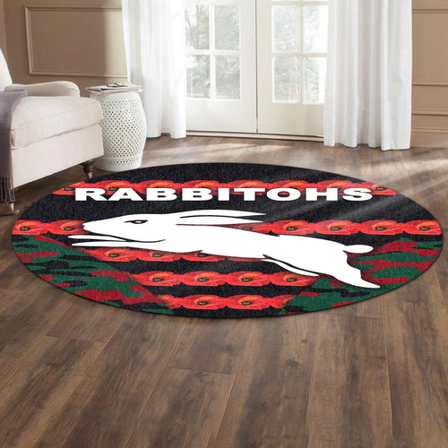 south-sydney-rabbitohs-round-carpet-anzac-day-poppy-flower-vibes-1