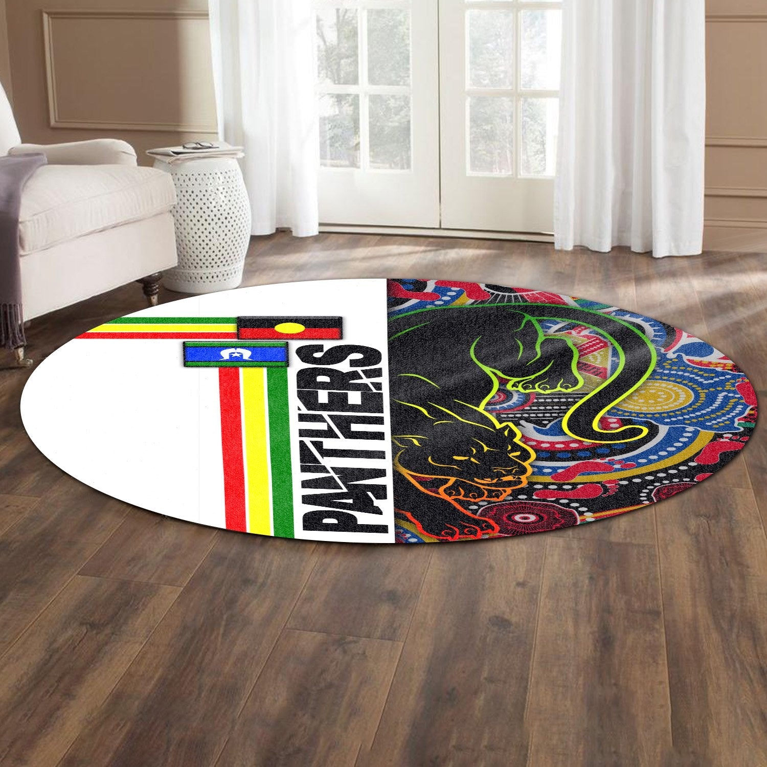 panthers-black-naidoc-week-round-carpet-power-style