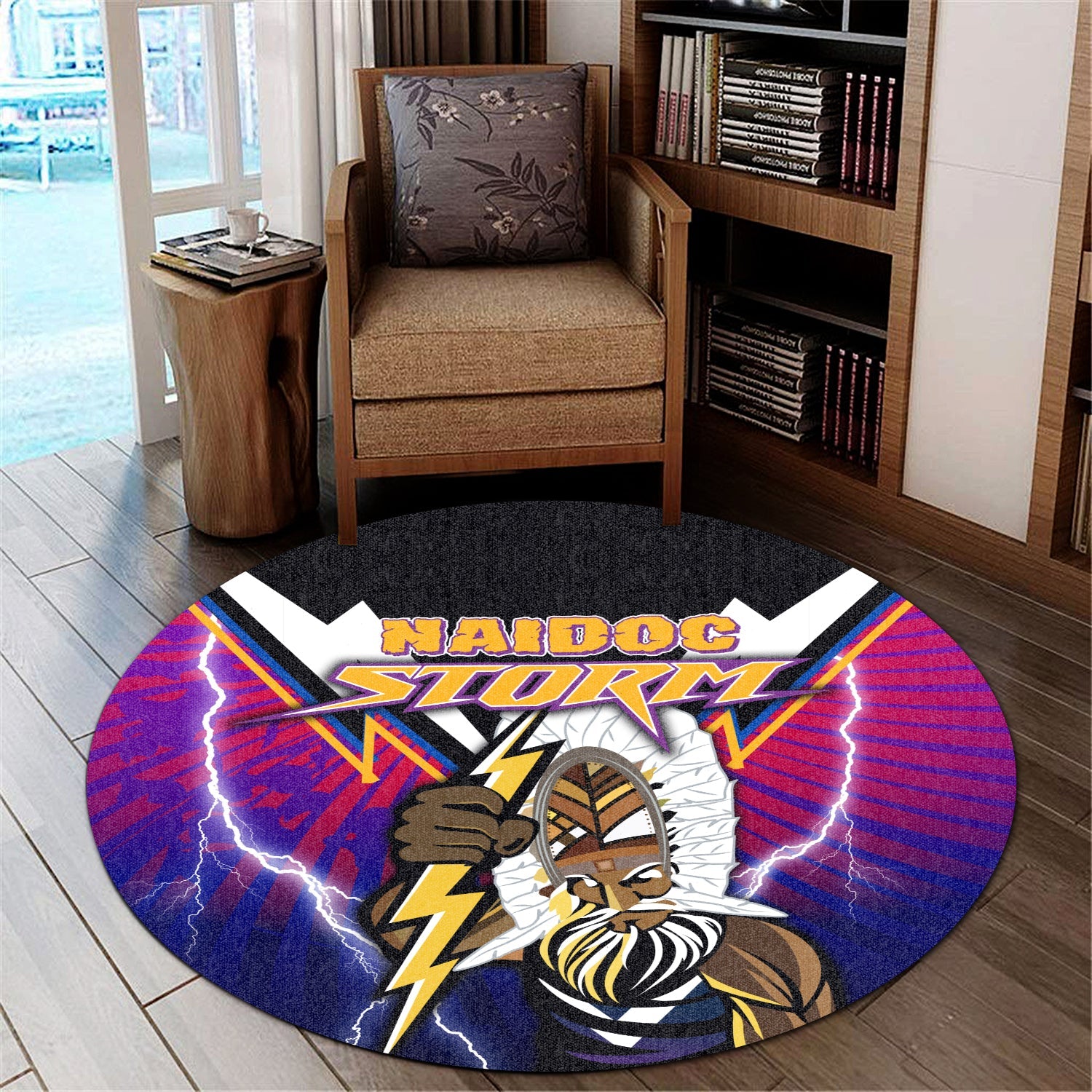 storm-naidoc-week-round-carpet-aboriginal-special-style
