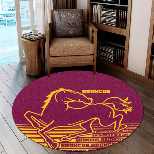 broncos-round-carpet-typography-style-version-special