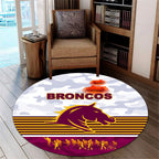 brisbane-broncos-round-carpet-anzac-day-simple-style-white