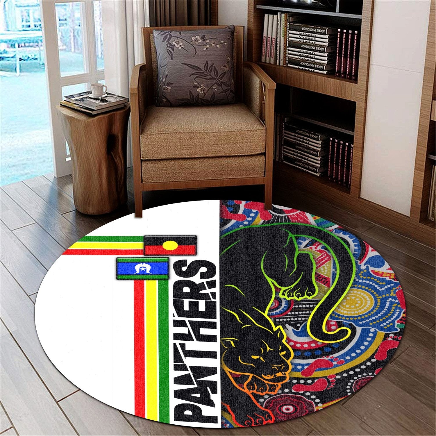 panthers-black-naidoc-week-round-carpet-power-style