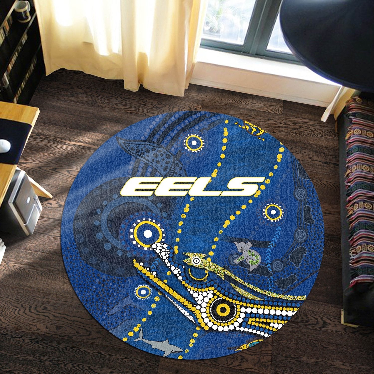 eels-indigenous-round-carpet