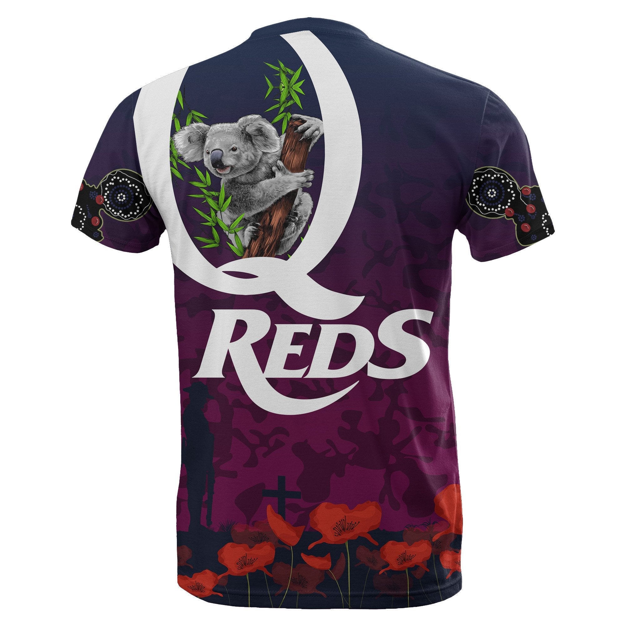 queensland-reds-t-shirt-koala-anzac-day