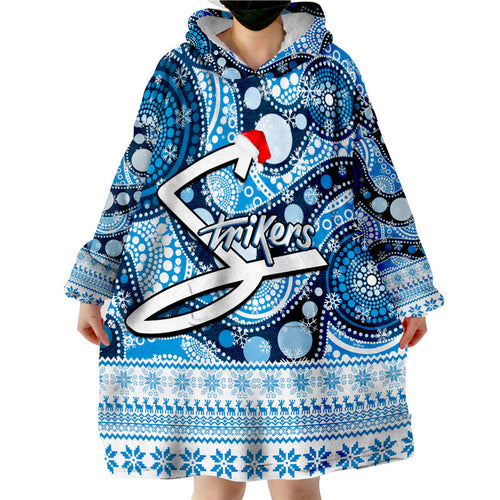 adelaide-strikers-christmas-mix-aboriginal-wearable-blanket-hoodie