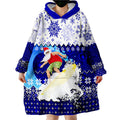 aboriginal-christmas-2022-santa-claus-surfing-wearable-blanket-hoodie-blue-style