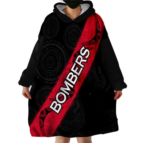 australian-football-league-bombers-wearable-blanket-hoodie-black
