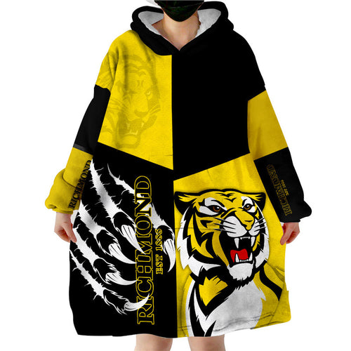 australian-football-league-richmond-claws-wearable-blanket-hoodie