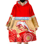 custom-personalised-dolphins-rugby-wearable-blanket-hoodie-aboriginal-simple