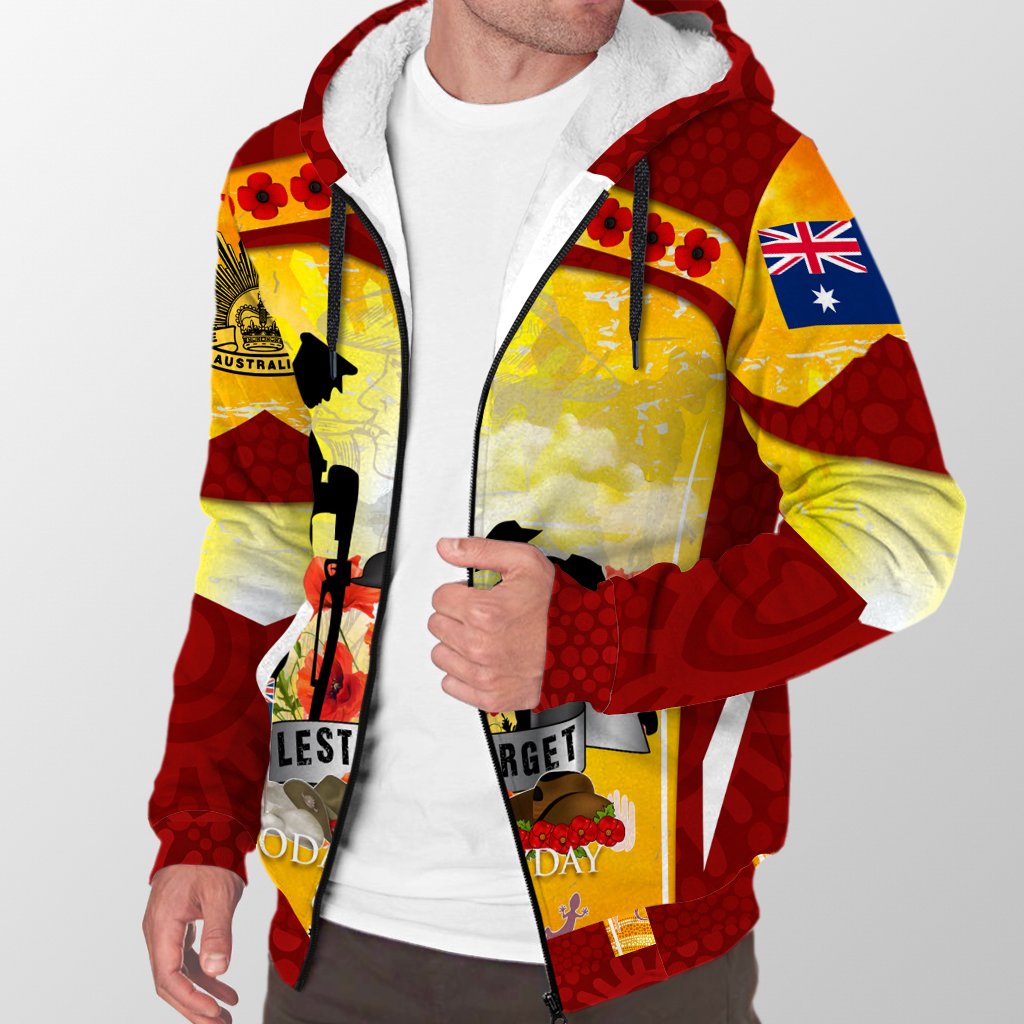 anzac-sherpa-hoodie-lest-we-forget-aboriginal-version