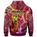 nrlw-broncos-rugby-hoodie-custom-rugby-ball-indigenous-aboriginal-broncos-women-hoodie