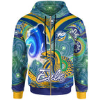 nrlw-eels-rugby-hoodie-custom-rugby-ball-indigenous-aboriginal-eels-women-hoodie