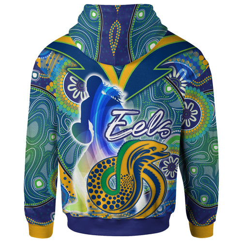 nrlw-eels-rugby-hoodie-custom-rugby-ball-indigenous-aboriginal-eels-women-hoodie