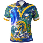 nrlw-eels-rugby-polo-shirt-custom-rugby-ball-indigenous-aboriginal-eels-women-polo-shirt