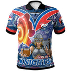 nrlw-knights-rugby-polo-shirt-custom-rugby-ball-indigenous-aboriginal-knights-women-polo-shirt