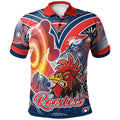 nrlw-roosters-rugby-polo-shirt-custom-rugby-ball-indigenous-aboriginal-roosters-women-polo-shirt
