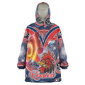 nrlw-roosters-rugby-snug-hoodie-custom-rugby-ball-indigenous-aboriginal-roosters-women-oodie-blanket