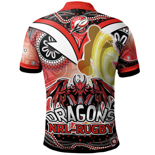 nrlw-st-george-rugby-polo-shirt-custom-rugby-ball-indigenous-aboriginal-st-george-women-polo-shirt