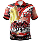 nrlw-st-george-rugby-polo-shirt-custom-rugby-ball-indigenous-aboriginal-st-george-women-polo-shirt