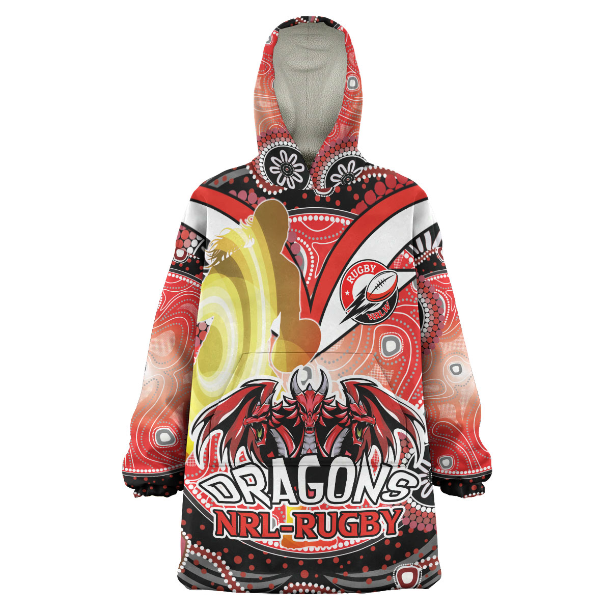 nrlw-st-george-rugby-snug-hoodie-custom-rugby-ball-indigenous-aboriginal-st-george-women-oodie-blanket