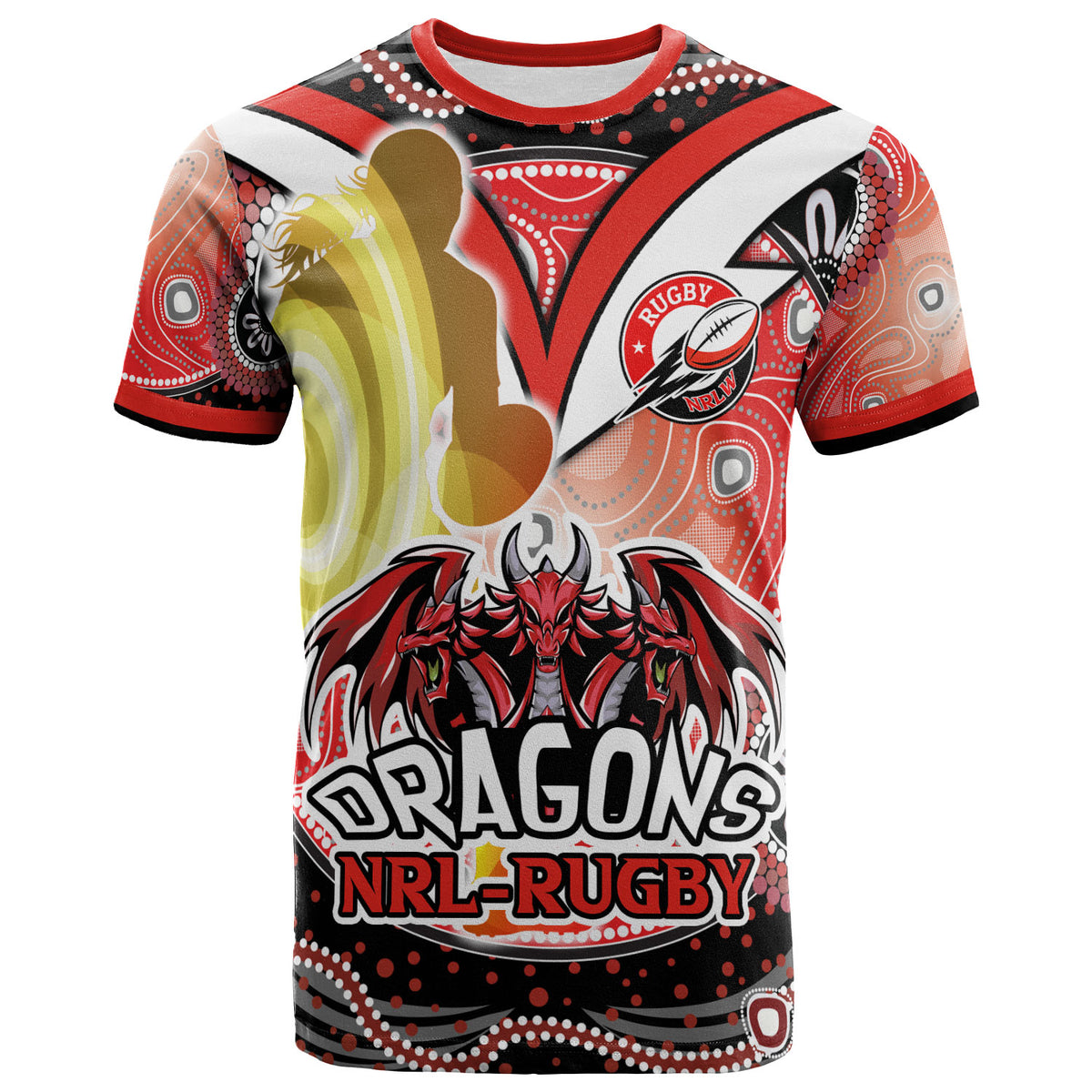 nrlw-st-george-rugby-t-shirt-custom-rugby-ball-indigenous-aboriginal-st-george-women-t-shirt