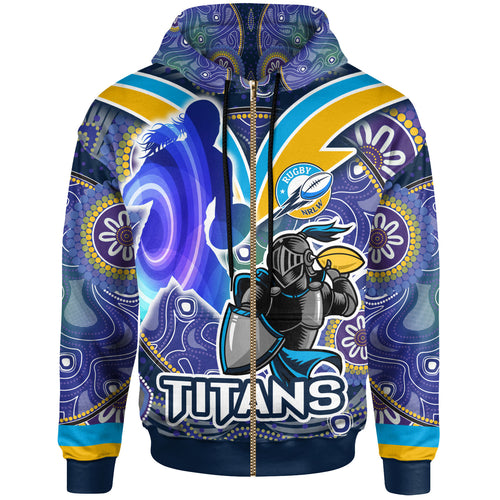 nrlw-titans-rugby-hoodie-custom-rugby-ball-indigenous-aboriginal-titans-women-hoodie