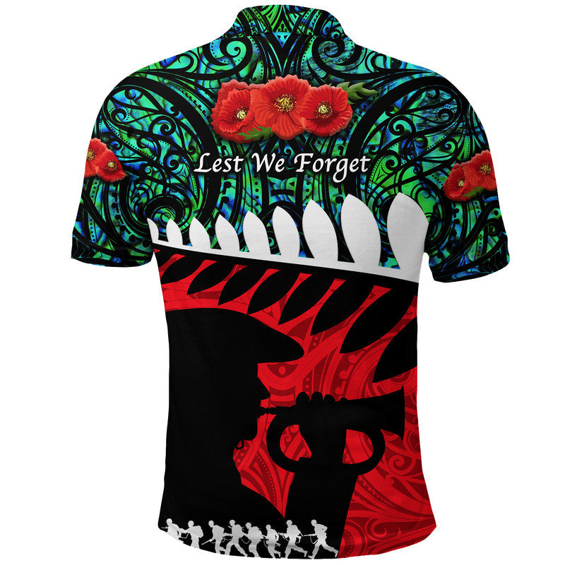 new-zealand-maori-anzac-polo-shirt-remembrance-soldier-turquoise