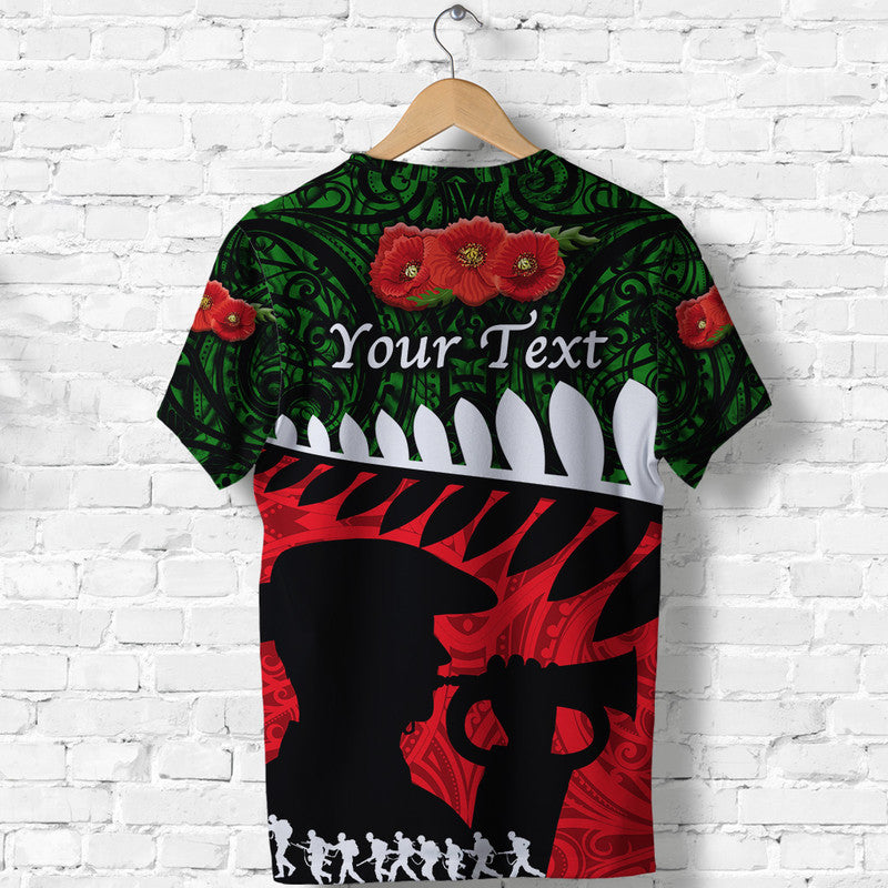 custom-personalised-new-zealand-maori-anzac-t-shirt-remembrance-soldier-green
