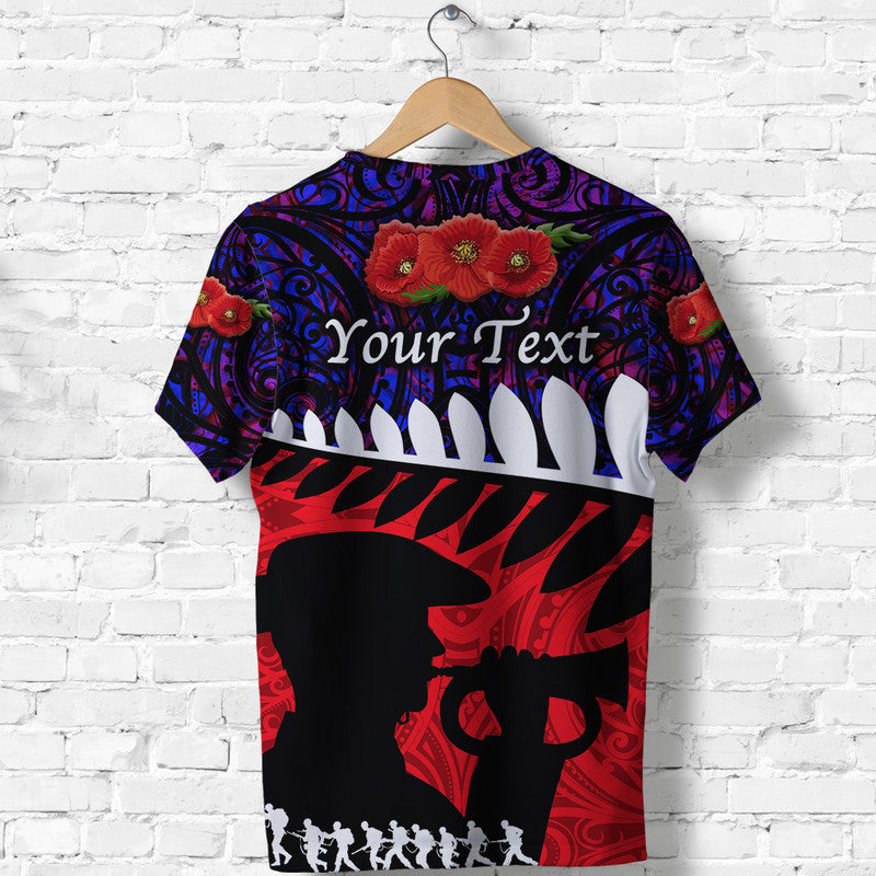 custom-personalised-new-zealand-maori-anzac-t-shirt-remembrance-soldier-purple