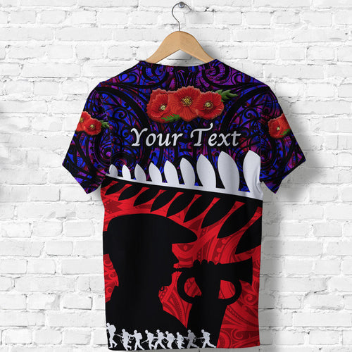custom-personalised-new-zealand-maori-anzac-t-shirt-remembrance-soldier-purple