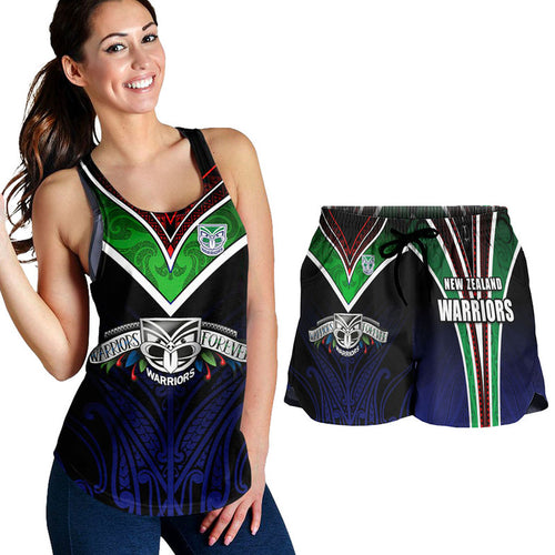 new-zealand-warriors-combo-racerback-tank-and-women-short-the-warriors-special-maori-silver-fern-style