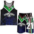 Custom Personalised New Zealand Warriors Combo Men Tank Top and Men Short The Warriors Special Maori Silver Fern Style LT9