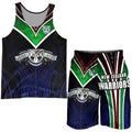 New Zealand Warriors Combo Men Tank Top and Men Short The Warriors Special Maori Silver Fern Style LT9