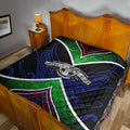 New Zealand Warriors Premium Quilt The Warriors Special Maori Silver Fern Style LT9