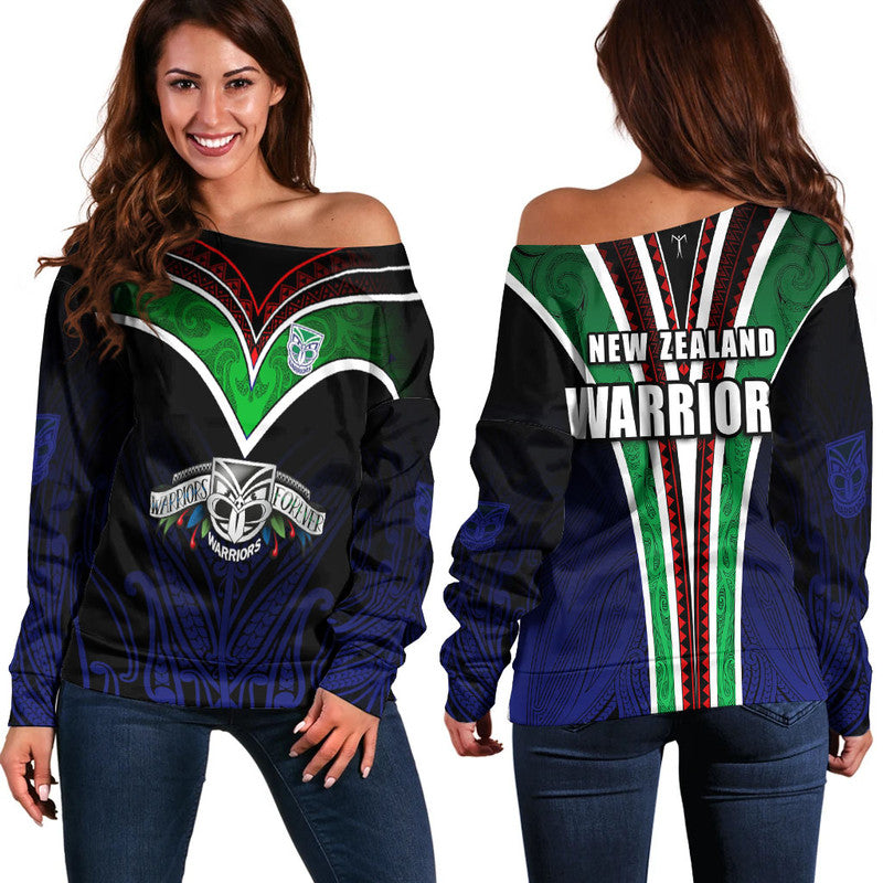new-zealand-warriors-women-off-shoulder-sweater-the-warriors-special-maori-silver-fern-style
