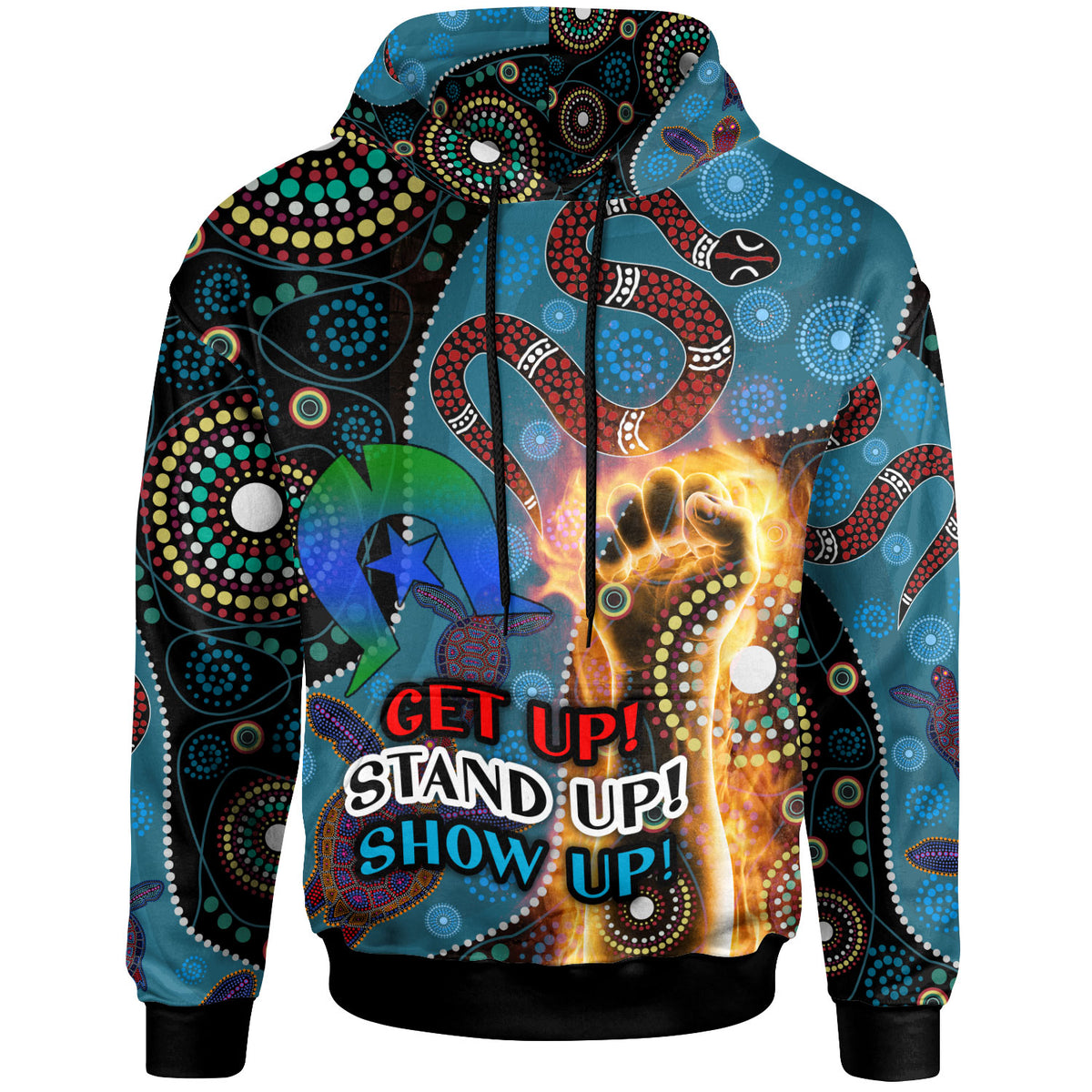 australia-naidoc-week-2023-hoodie-custom-aboriginal-inspired-snake-patterns-hoodie